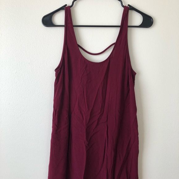 Forever 21 Dresses & Skirts - Maroon dress or bathing suit cover up
